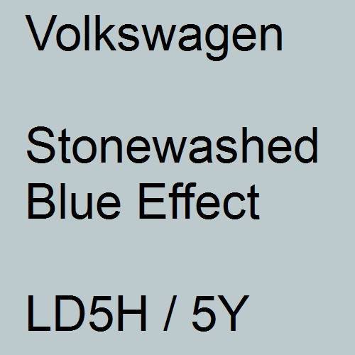 Volkswagen, Stonewashed Blue Effect, LD5H / 5Y.